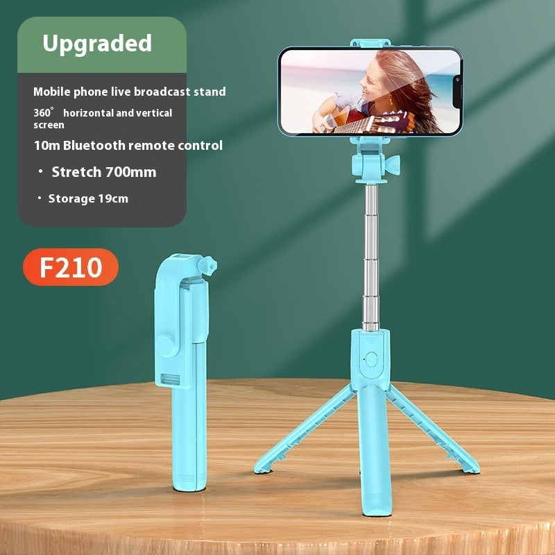 Mobile Phone Bluetooth Tripod Light Selfie Stick