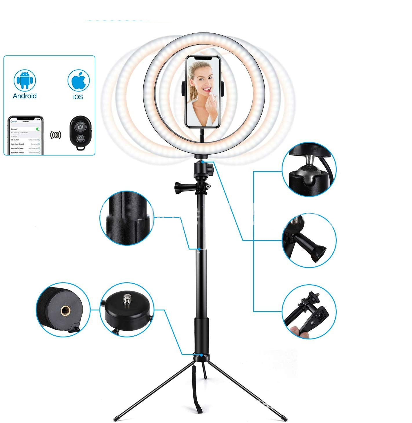 10inch LED Ring Light With Tripod Stand