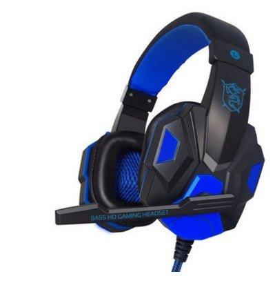 Pu mind blue head game Gaming Headset