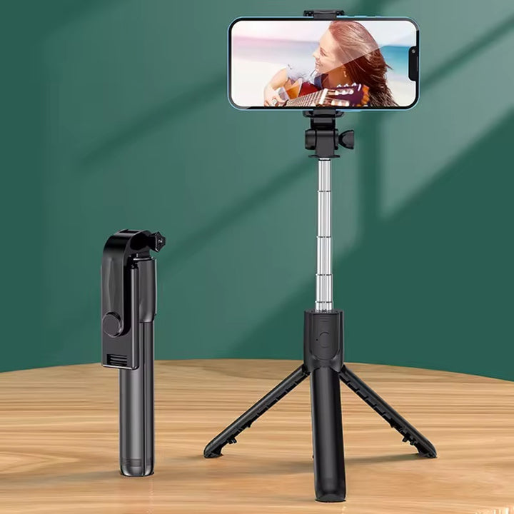 Mobile Phone Bluetooth Tripod Light Selfie Stick