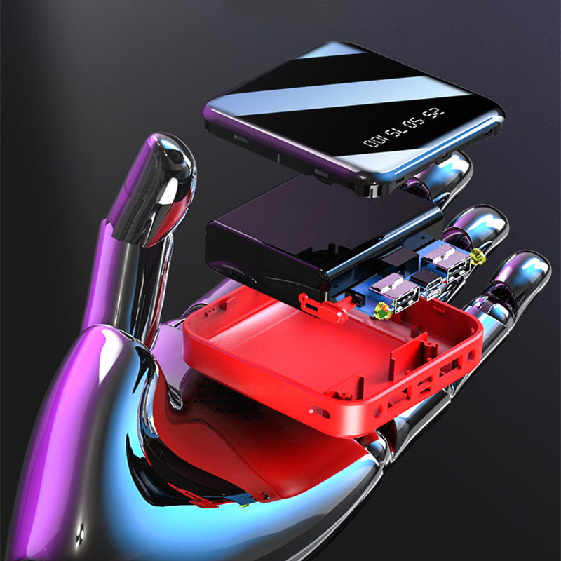 Mini 20000 MAh Mirror Digital Display Power Bank
