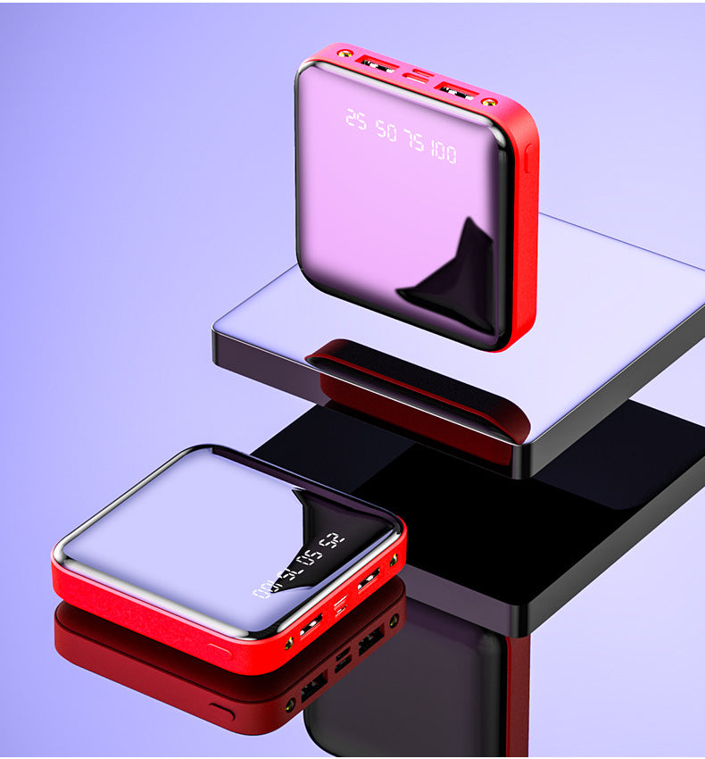 Mini 20000 MAh Mirror Digital Display Power Bank
