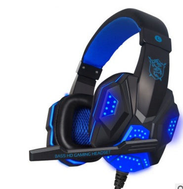 Pu mind blue head game Gaming Headset