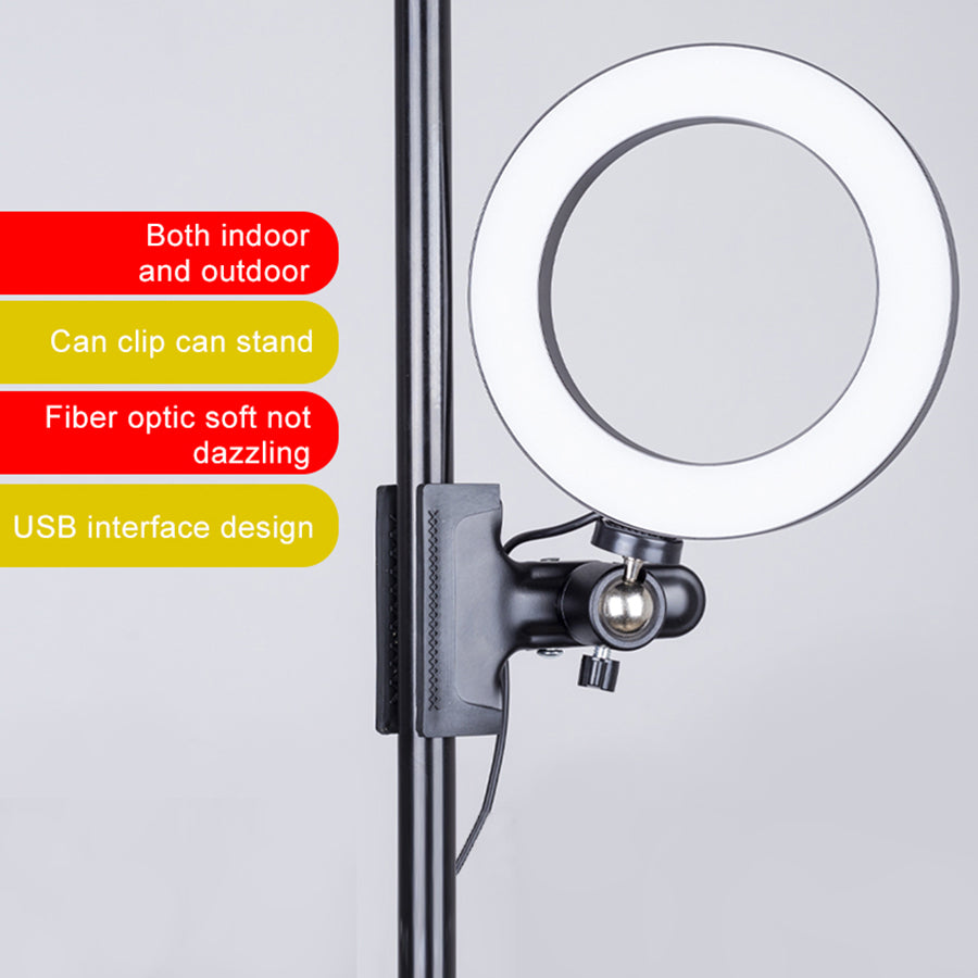 Selfie photography tripod desktop stand fill light