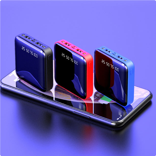 Mini 20000 MAh Mirror Digital Display Power Bank