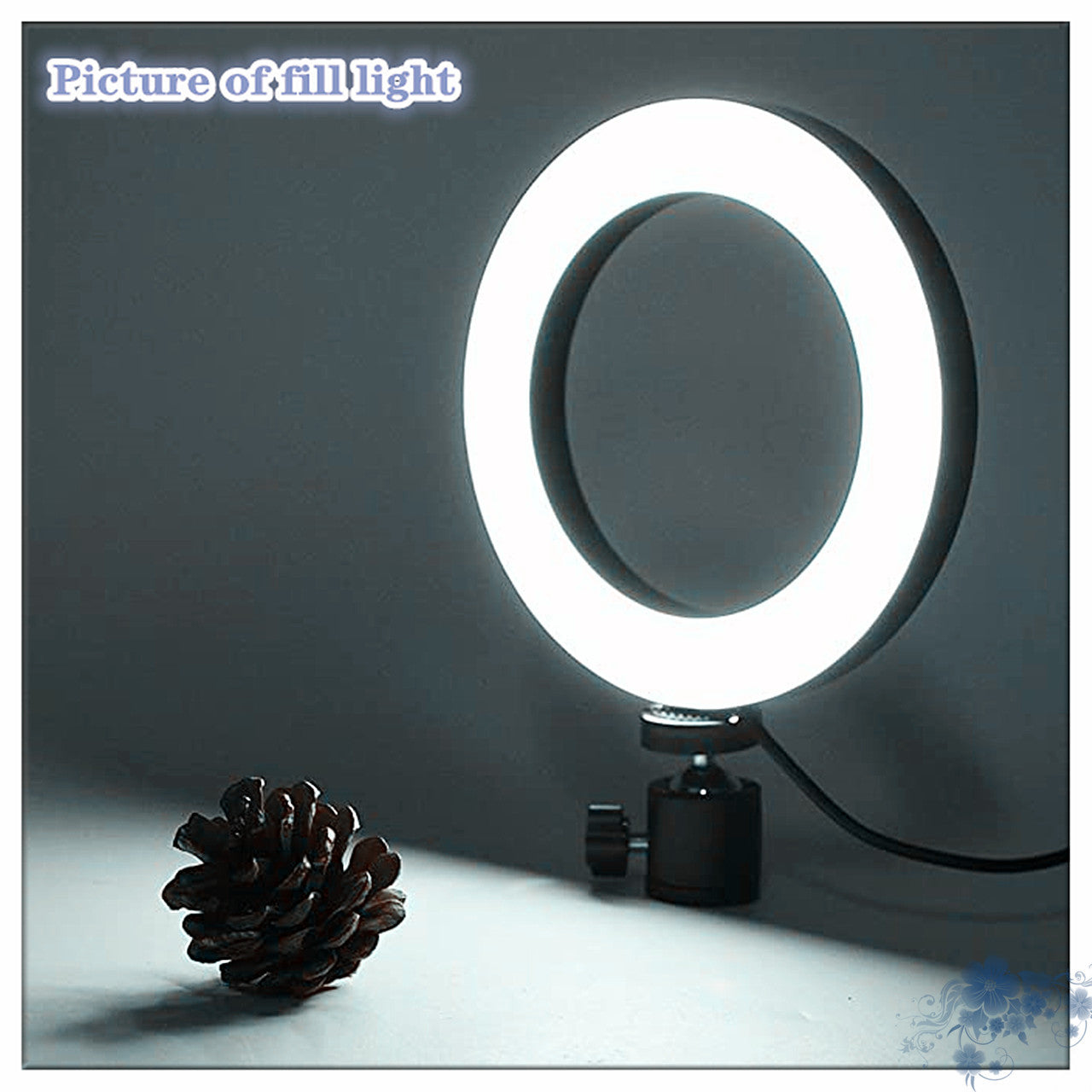 360° rotatable ring light