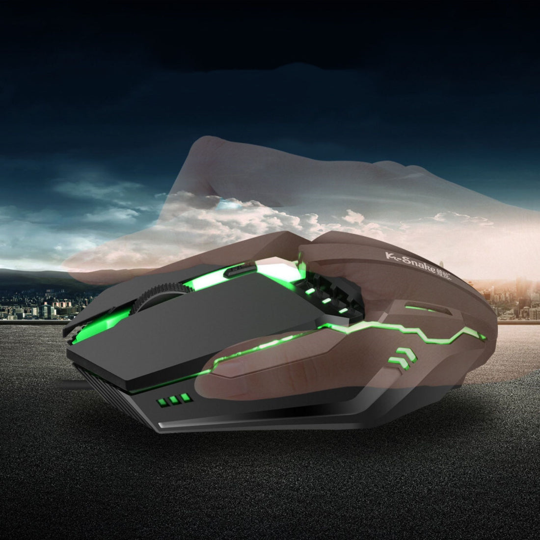 Colorful Glowing Gaming Computer Mouse