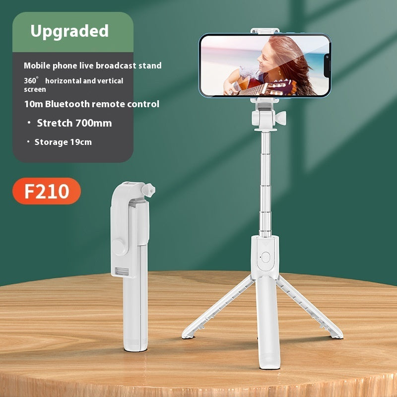 Mobile Phone Bluetooth Tripod Light Selfie Stick