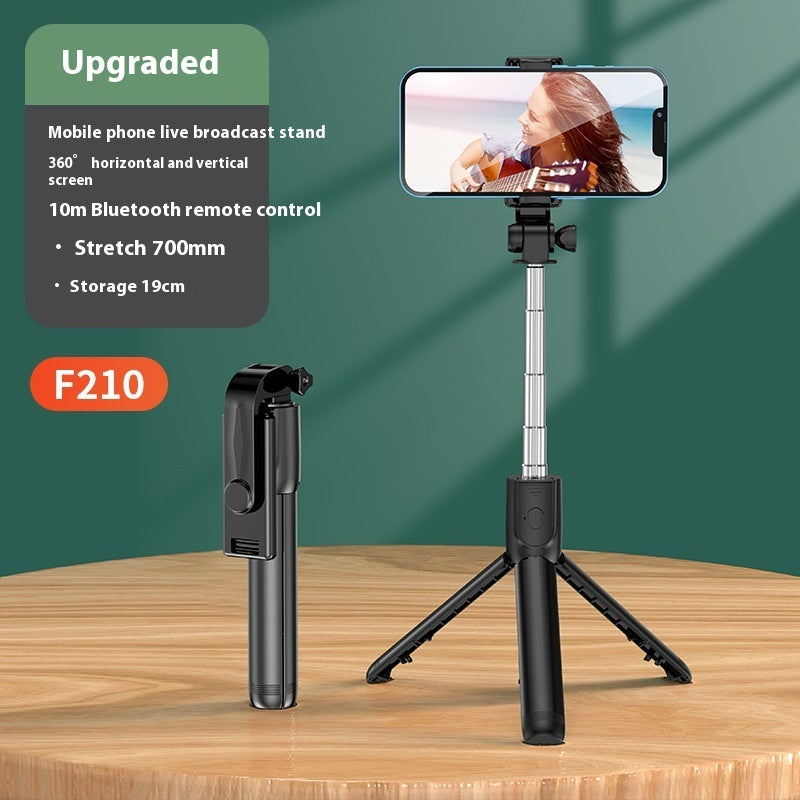 Mobile Phone Bluetooth Tripod Light Selfie Stick