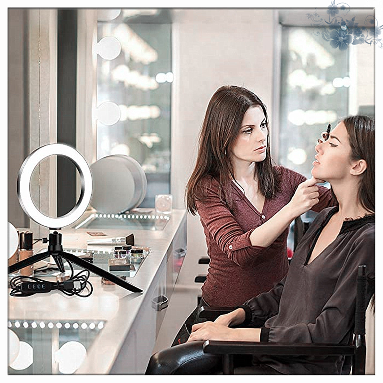 360° rotatable ring light