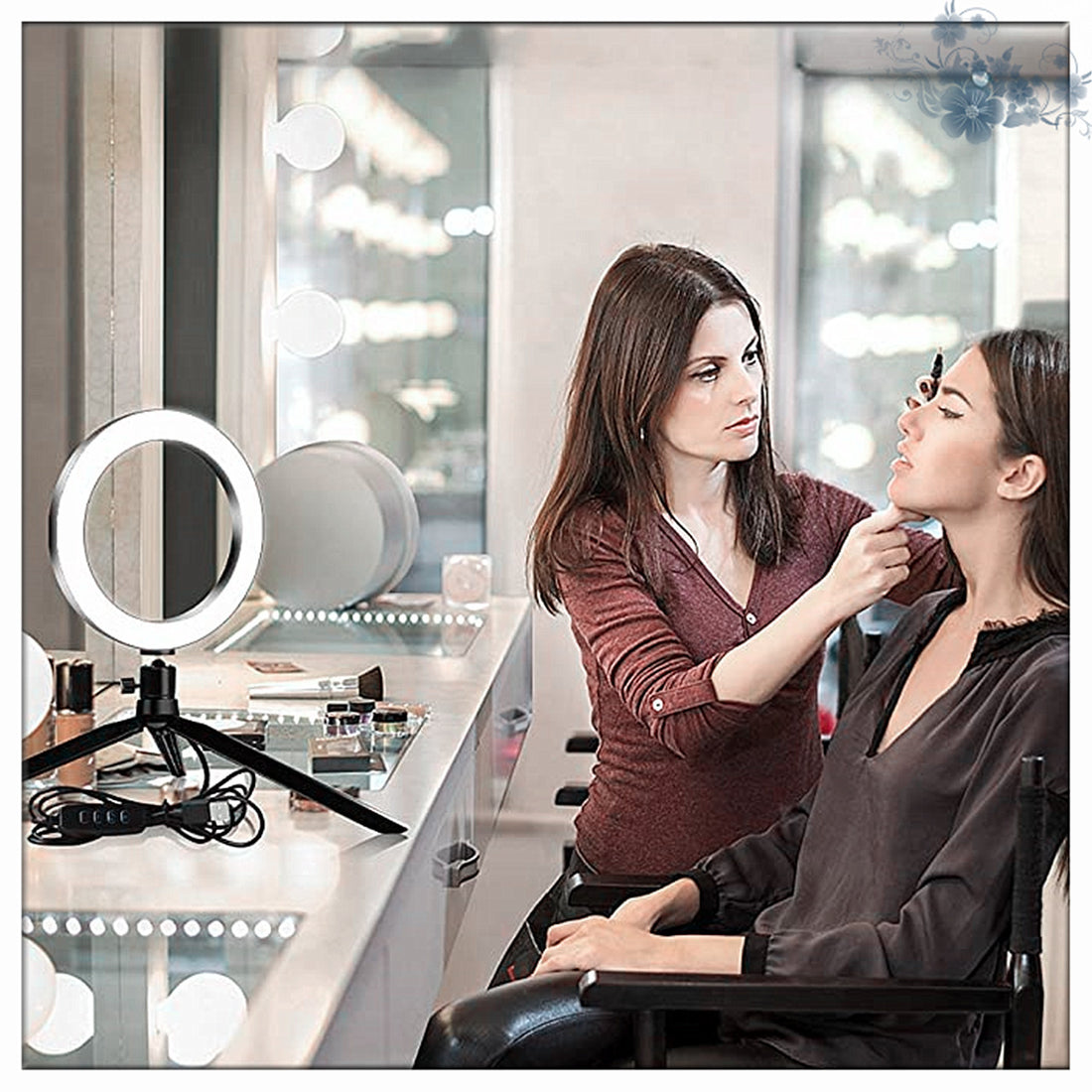 360° rotatable ring light