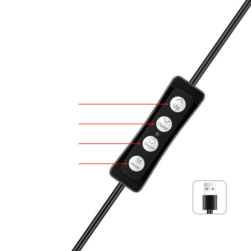 10 Inch Beauty Lamp Mobile Phone Stand Tripod