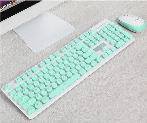 Steampunk Retro Keyboard And Mouse Set
